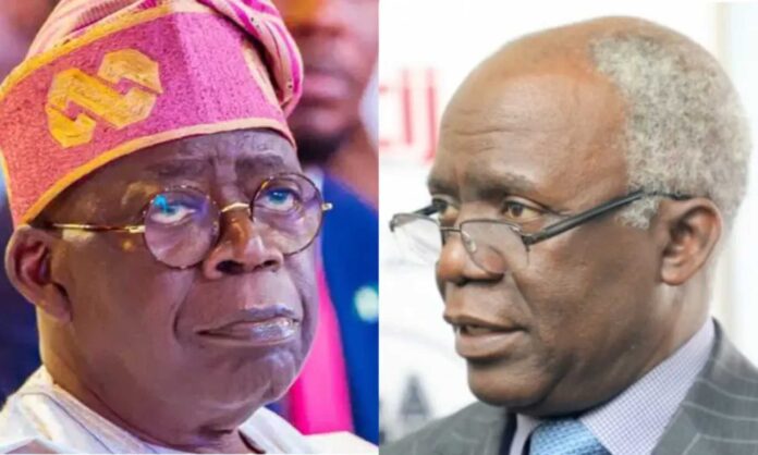 Femi Falana And President Bola Tinubu