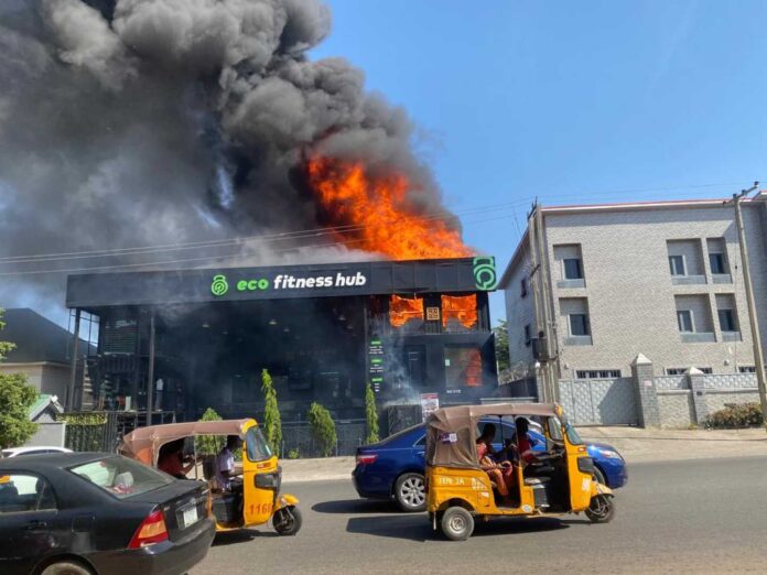 Fire At Fitness Centre In Abuja