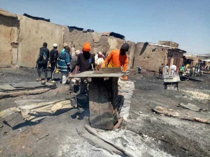 Fire At Timber Market In Jos