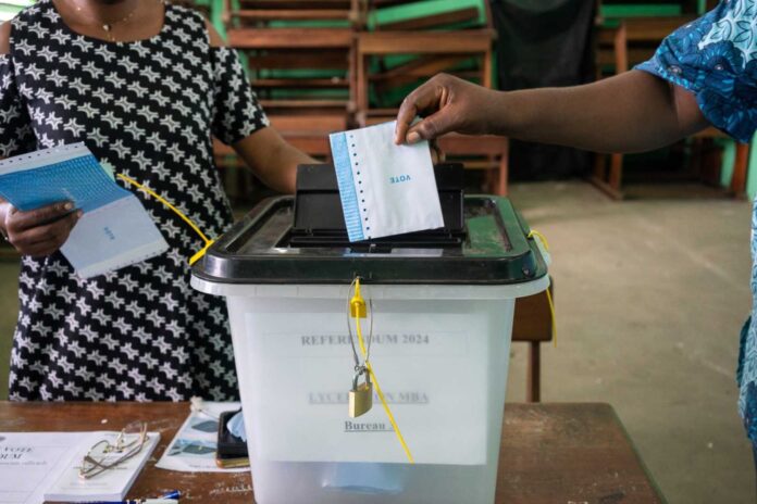 Gabon New Constitution Referendum Results