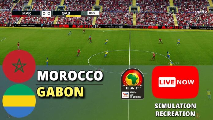 Gabon Vs Morocco Football Match