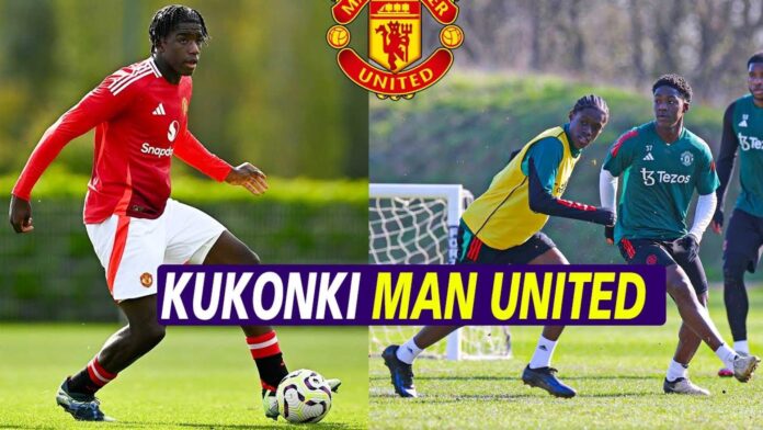 Godwill Kukonki Manchester United Training