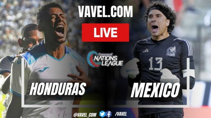 Honduras Vs Mexico Concacaf Nations League Match