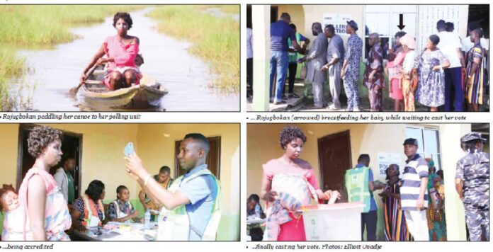 Ilaje Women Paddling To Vote In Ondo Election