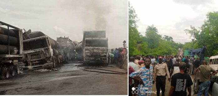 Imo Road Crash Explosion