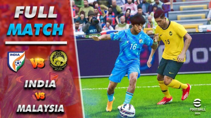 India Vs Malaysia Football Match 2024