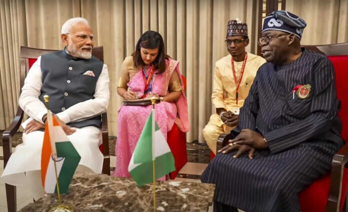 Indian Pm Modi And President Tinubu Meeting In Abuja