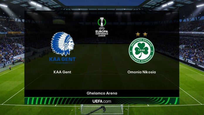 Kaa Gent Vs Omonia Nicosia Uefa Conference League Match