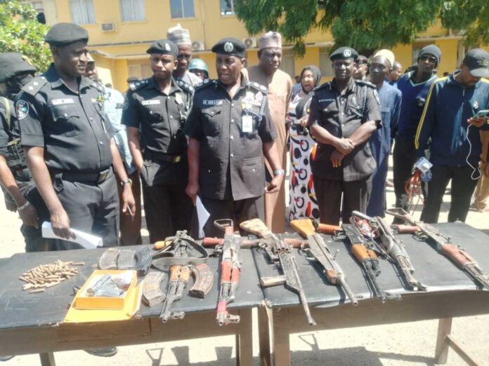 Kaduna Police Arrest Suspects With Weapons And Cattle