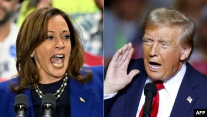 Kamala Harris And Donald Trump Campaigning In Battleground States