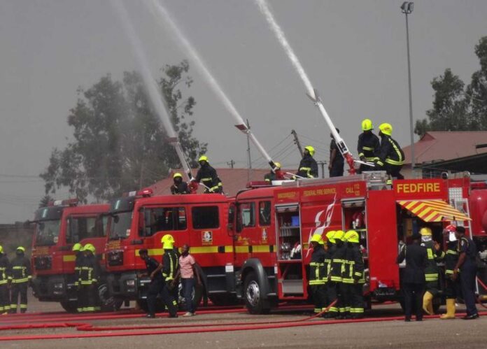 Kwara Fire Service Saves Shops