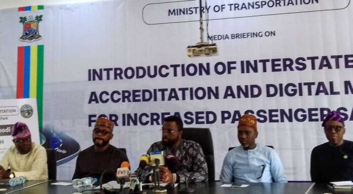 Lagos State Digitized Passenger Manifest Interstate Park Accreditation