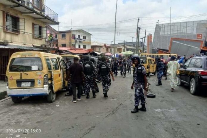 Lagos Taskforce Impounding Vehicles For Traffic Law Violation