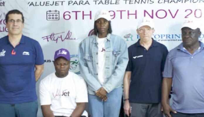 Lagos Valuejet Para Table Tennis Open Players