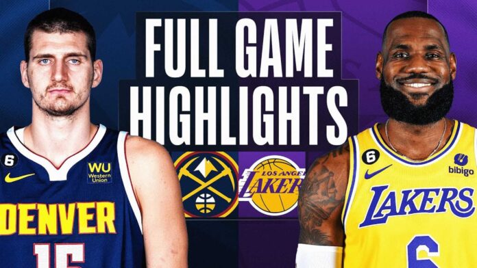 Lakers Vs Nuggets Nba Game Highlights