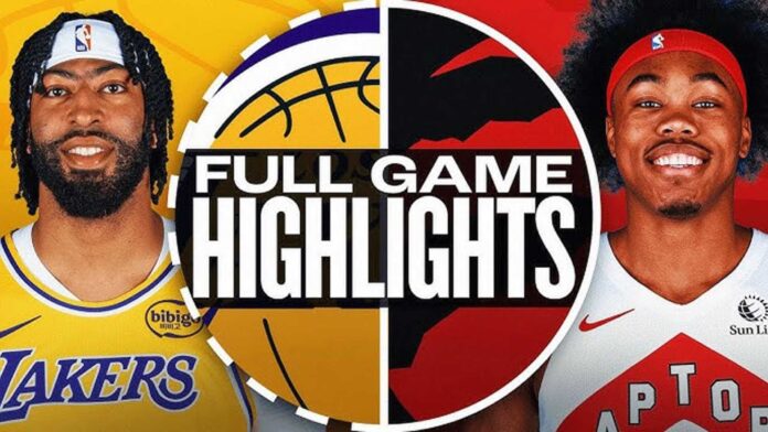 Lakers Vs Raptors November 1 2024 Game Highlights