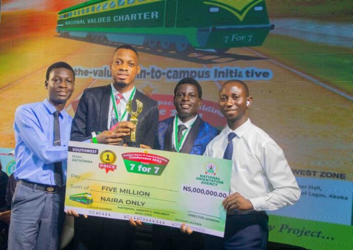 Lautech Students Winning Noa South West Campus Debate