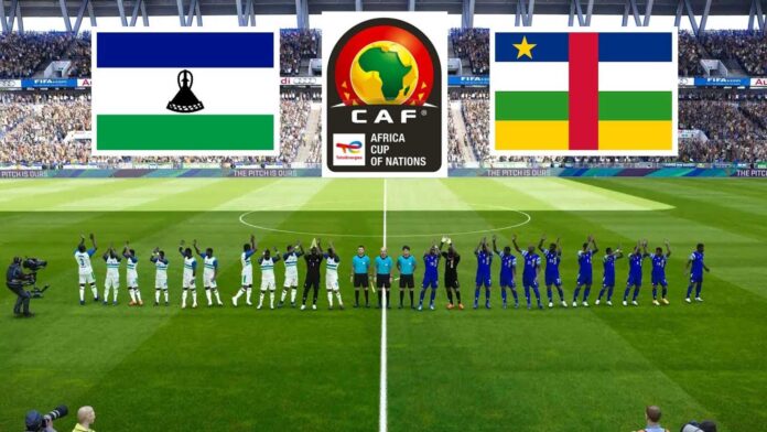 Lesotho Vs Central African Republic Football Match