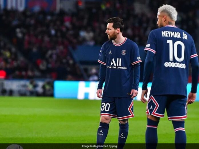 Lionel Messi And Neymar Jr Together On The Field