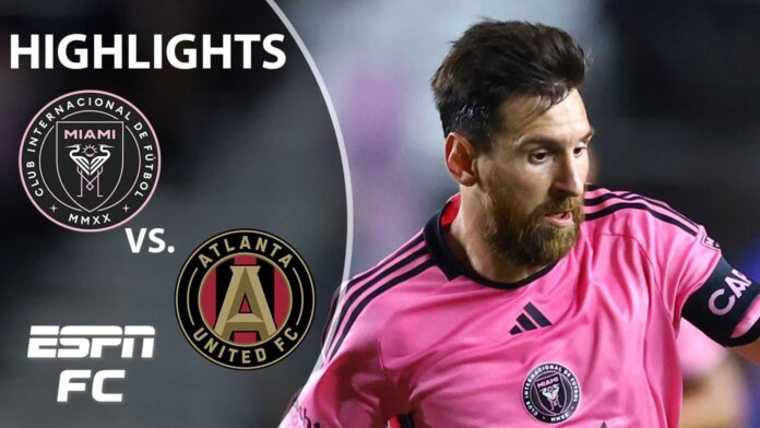 Lionel Messi Inter Miami Vs Atlanta United Mls Cup Playoffs