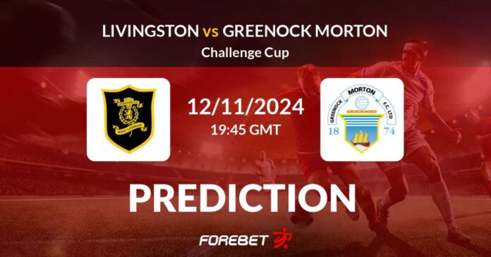 Livingston Fc Vs Greenock Morton Scottish League Challenge Cup