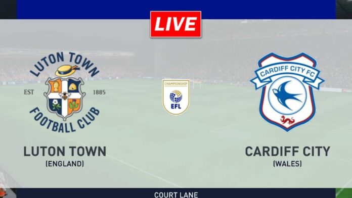 Luton Town Vs Cardiff City Efl Championship Match