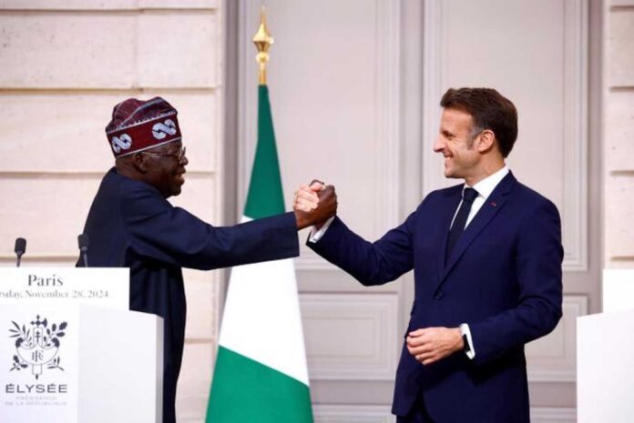 Macron And Tinubu In Paris