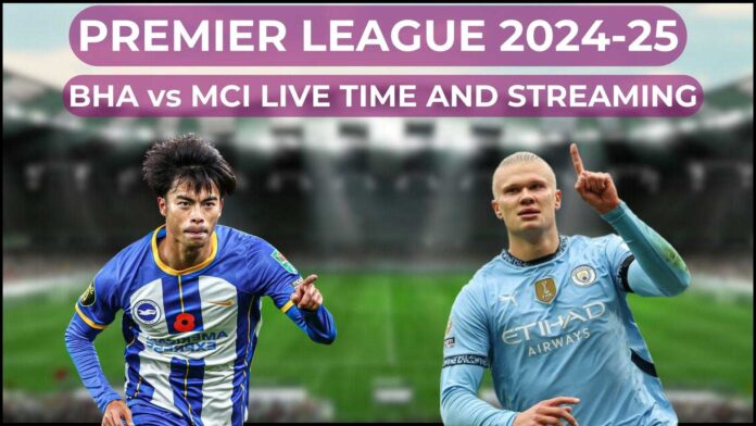 Manchester City Vs Brighton Premier League Match