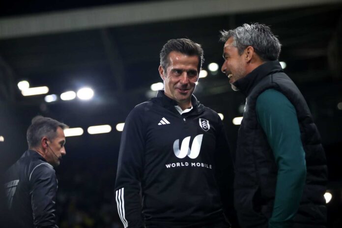 Marco Silva And Alex Iwobi Fulham