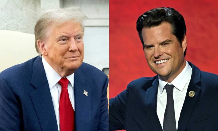 Matt Gaetz And Donald Trump