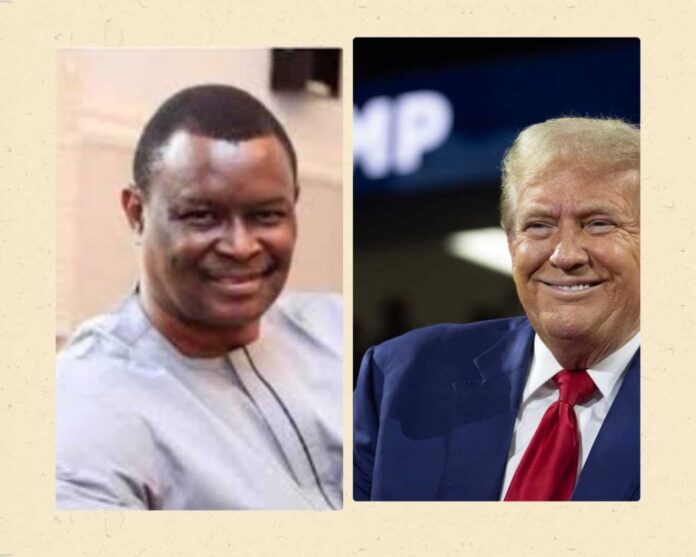 Mike Bamiloye And Donald Trump