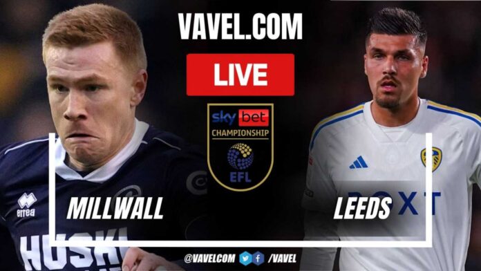 Millwall Vs Leeds United Championship Match