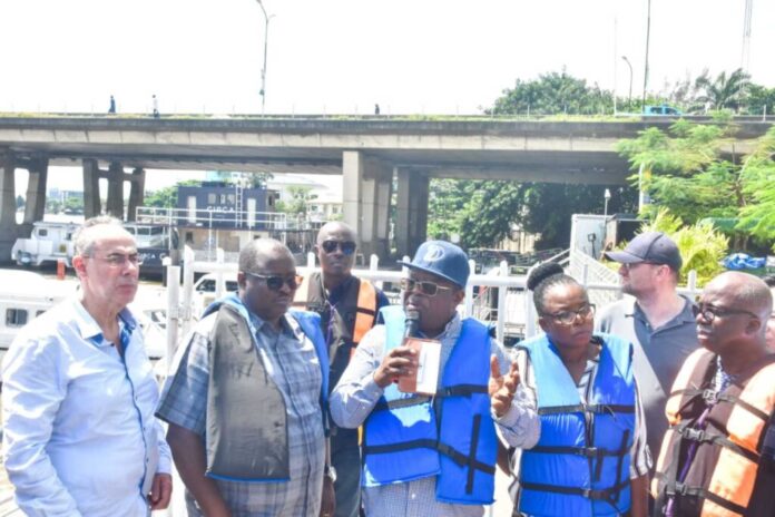 Minister Of Works Dave Umahi Inspecting Third Mainland And Carter Bridges