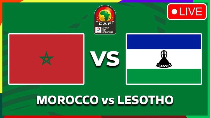 Morocco Vs Lesotho Football Match