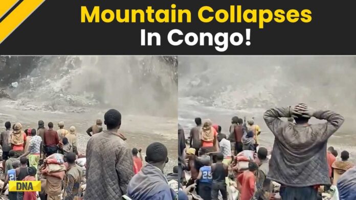 Mountain Collapse In Dr Congo Revealing Copper