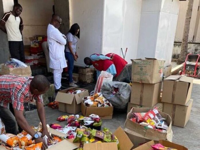 Nafdac Raiding Warehouse With Expired Goods Lagos