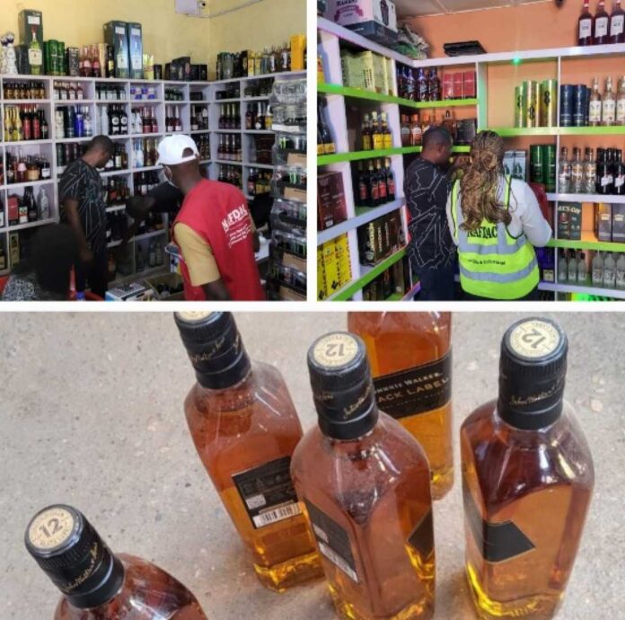 Nafdac Seizing Fake Wines In Nasarawa