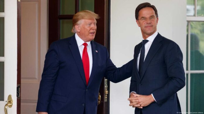 Nato Chief Mark Rutte And Donald Trump Meeting