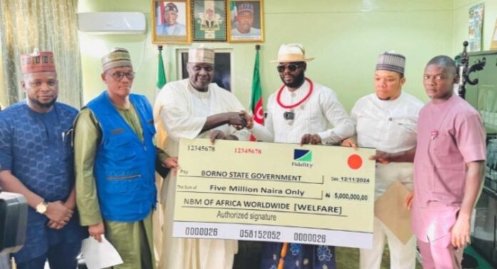 Nbm Donation To Borno Flood Victims