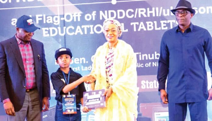 Nddc Distributing U Lesson Tablets In Niger Delta Schools