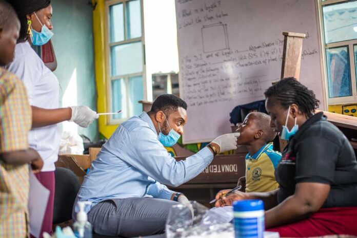 Ngo Providing Free Medical Check Up To Children In Makoko