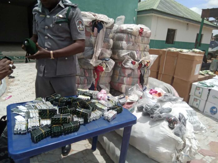 Nigeria Customs Service Contraband Seizure