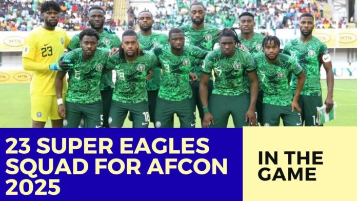 Nigeria Super Eagles Players Afcon 2025 Qualifiers