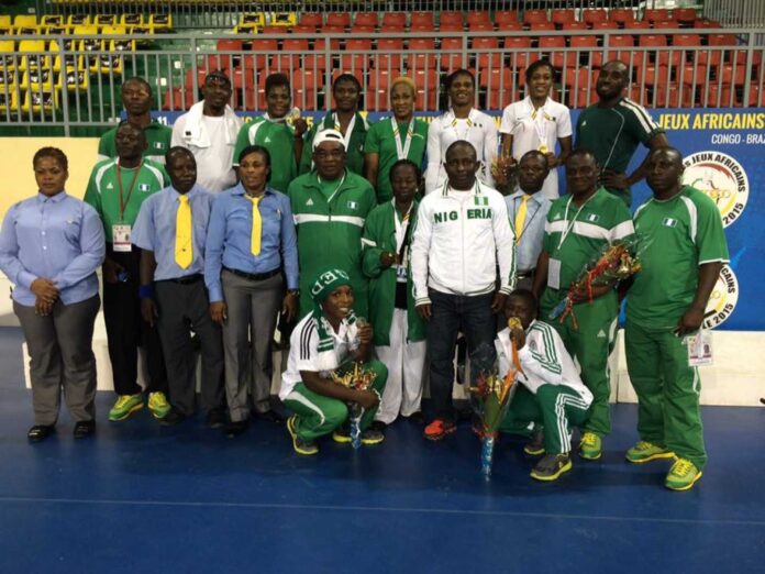 Nigeria Wrestling Team Africa Military Games