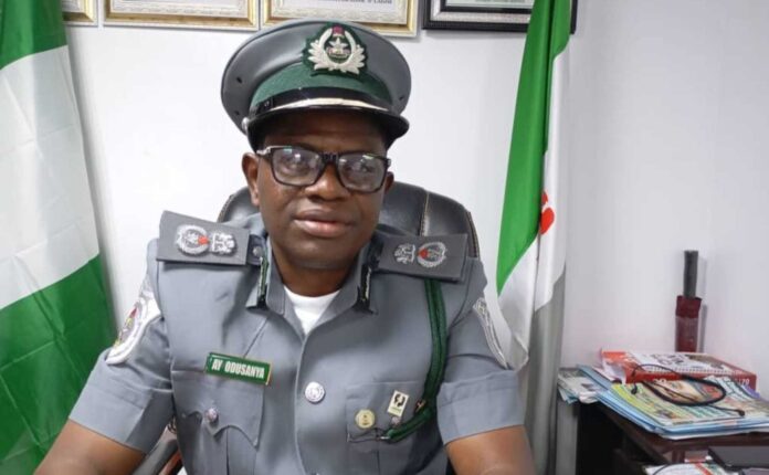 Nigerian Customs Seizing Timber Containers