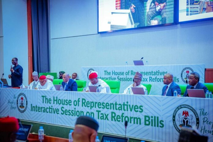 Nigerian House Of Representatives In Executive Session Tax Reform Bills