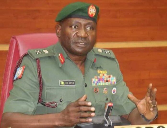 Nigerian Military Chief Of Defence Staff Gen Christopher Musa