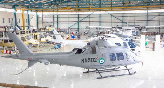 Nigerian Navy Receives Agusta Westland 109 Trekker Helicopters