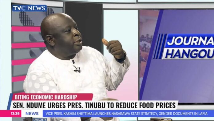 Nigerian Senator Speaking About Food Prices