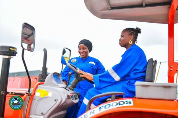 Nigerian Tractor Operators Training